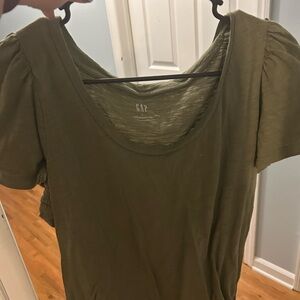 GAP Green Women's Short Sleeve Top